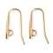 304 Stainless Steel Earring Hooks, Golden, 19.5x3.5mm, Hole: 1.8mm, Pin: 1mm