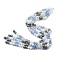 Electroplate Glass Beads Strands, Round, Faceted(32 Faceted), Gradient Color, Light Sky Blue, 8mm, Hole: 1.2mm, about 48pcs/strand, 13.98''(35.5cm)