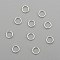 304 Stainless Steel Jump Rings, Open Jump Rings, Silver, 24 Gauge, 4x0.5mm, Inner Diameter: 3mm