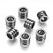 304 Stainless Steel Beads, Column, Gunmetal, 10x8mm, Hole: 6.5mm
