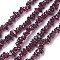 Natural Garnet Chip Beads Strands, Grade A, 4~8x3~9mm, Hole: 0.8mm, about 32 inch(80cm)