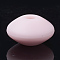 Food Grade Eco-Friendly Silicone Beads, Rondelle, Pink, 12x6~7mm, Hole: 2mm