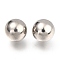 Non-Tarnish 201 Stainless Steel Beads, No Hole/Undrilled, Solid Round, Stainless Steel Color, 12mm