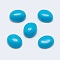Synthetic Turquoise Cabochons, Oval, Dyed & Heated, 10x8x4mm