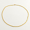 304 Stainless Steel Box Chain Necklaces, Golden, 20 inch(50.8cm)