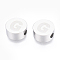 Tarnish Resistant 304 Stainless Steel Beads, Flat Round with Letter, Letter.G, 10x4.5mm, Hole: 2mm