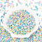 Baking Paint Glass Twisted Bugle Beads, for Jewelry Making, Mixed Color, 6~7x2mm, Hole: 0.8mm, about 3214pcs/Pound