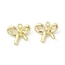 Alloy Pendants, Rack Plating, Bowknot, Golden, 18x20x6.5mm, Hole: 1.6mm