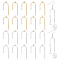 BENECREAT 20Pcs 2color Chandelier Component Links, 3-Ring Link Pendant, Earring Connectors in Platinum and Gold for Making Necklaces Bracelets Pendants Earrings Jewellery