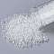 TOHO Round Seed Beads, Japanese Seed Beads, (161) Transparent AB Crystal, 8/0, 3mm, Hole: 1mm, about 1110pcs/50g
