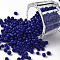 Glass Seed Beads, Opaque Colours Seed, Small Craft Beads for DIY Jewelry Making, Round, Blue, 3mm, Hole:1mm, about 666pcs/30g