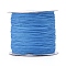 Nylon Thread, Nylon Jewelry Cord for Custom Woven Jewelry Making, Dodger Blue, 0.6mm, about 142.16 yards(130m)/roll