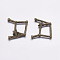Alloy Cabochons, Constellation/Zodiac Sign, Antique Bronze, Libra, 16x17x3mm