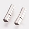 Brass Bayonet Clasps, Platinum, 17x5mm, Hole: 4mm