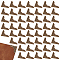 PH PandaHall 150pcs Metal Book Corner, Vintage Corner Protector Book Edge Cover Guard Decorative Triangle Corner Cover for 7mm Scrapbook Album Paperback Book Jewelry Case Box, Antique Bronze