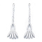 Non-Tarnish 201 Stainless Steel Pendants, Broom Charm, Stainless Steel Color, 49x14.5x1mm, Hole: 1.5mm