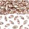 Preciosa® MAXIMA Crystal Fancy Stones, Czech Crystal, 435 14 615 Navette(Horse Eye), Dura Foiling, 70530 Vintage Rose, 8x4mm