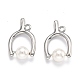 Латунные подвески в форме треугольника KK-B033-02P-1
