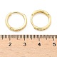Серьги-кольца из латуни в форме сердца EJEW-Z102-21G-5