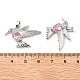 Латунные микро проложить кубического циркония подвески KK-G533-06P-02-3