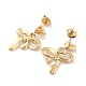 Серьги-гвоздики из нержавеющей стали 304 EJEW-H115-06G-2