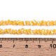 Гальванические непрозрачные стеклянные бусины GLAA-N022-4mm-22-2