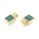 Синтетические малахитовые подвески KK-I663-12G-3