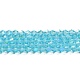 Прозрачные стеклянные бусины гальваническим пряди GLAA-F029-2mm-D20-1