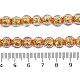 Нити из фольгированных бусин лэмпворк ручной работы FOIL-K003-06A-05-4