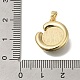 Синтетического малахита подвески KK-K388-01G-3