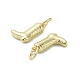 Латунные микро проложить кубического циркония подвески KK-D384-05G-01-2