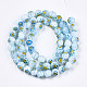 Круглые Millefiori стеклянные бусины нити LK-P001-36-2