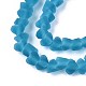 Матовые прозрачные стеклянные бусины GLAA-N016-4mm-28-4
