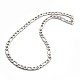 Устойчивые к потускнению ожерелья из нержавеющей стали 304 figaro chains NJEW-I060-08B-2