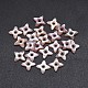 Розовые бусины из ракушек X-SSHEL-E567-23A-2