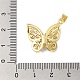 Подвески из латуни и кубического циркония KK-L216-014G-01-3