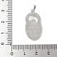 Латунные подвески из натуральной белой ракушки в стиле религии KK-S522-23P-D-3