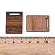 Подвески из орехового дерева WOOD-T032-26-3