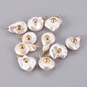 Подвески из натурального пресноводного жемчуга PEAR-F008-31G-03