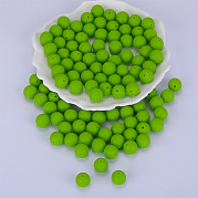 Круглые силиконовые фокусные бусины SI-JX0046A-133