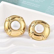 Серьги-гвоздики из нержавеющей стали 304 EJEW-S246-03G