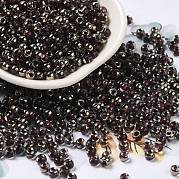 Прозрачные внутри цветные стеклянные бусины SEED-H002-A-C224