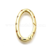 Латунные кольца из микро-паве циркония KK-Z093-04G