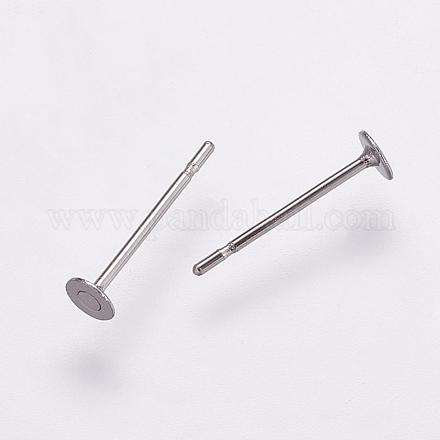Серьги-гвоздики из нержавеющей стали 304 STAS-K146-009-3mm-1