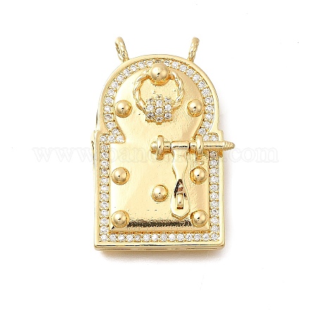 Латунные микро проложить кубического циркония подвески KK-Z125-26G-1