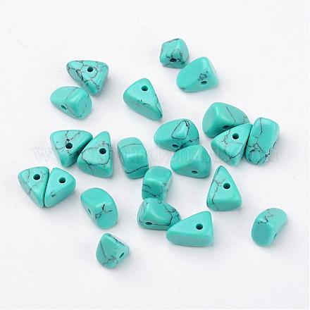 Бусины из природных Говлит TURQ-G929-D01-1