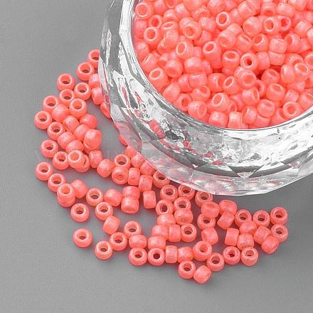 Непрозрачные стеклянные круглые бусины SEED-R044-12-1