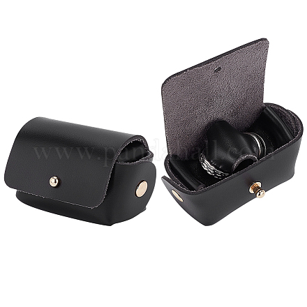 Мешочек для обручальных колец из искусственной кожи ABAG-WH0045-10A-1
