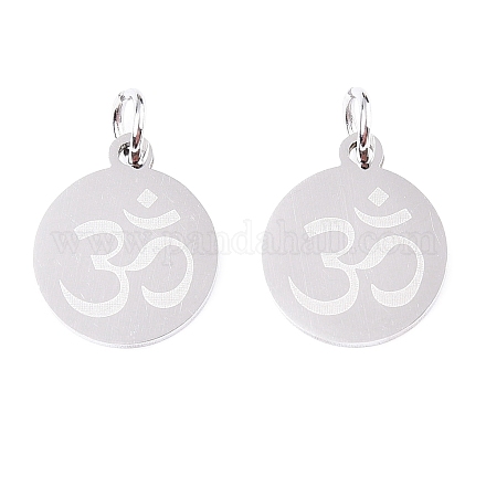 Не тускнеющие подвески из нержавеющей стали Chakra 201 STAS-T049-T680-1-1