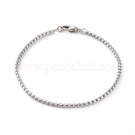 Браслеты-цепочки из нержавеющей стали 304 BJEW-JB06194-01-1